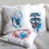 Polar bear art Pillow case1 Polar bear art Pillow case