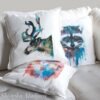 Reindeer art Pillow case