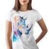 Rhino Blue art T-shirt