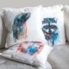 Sea lion art Pillow case1 Sea lion art Pillow case