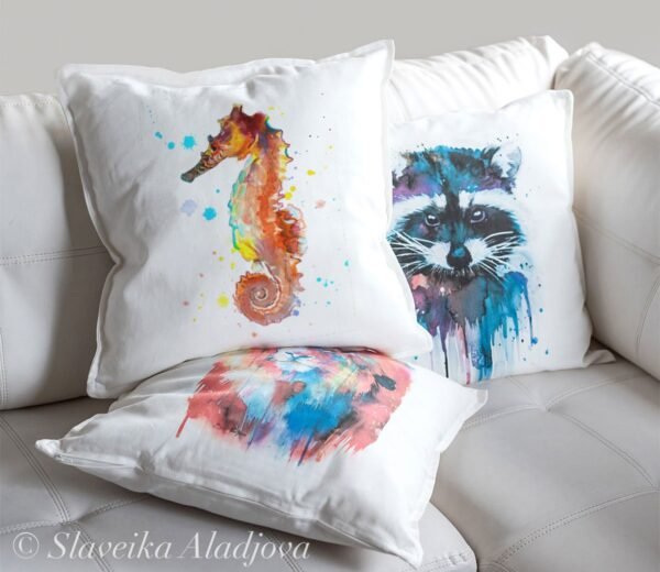 Seahorse pillow case