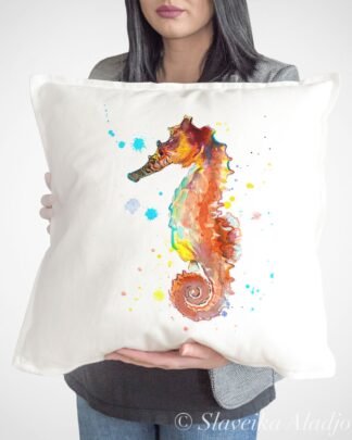 Seahorse pillow case