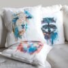 Sheep art Pillow case