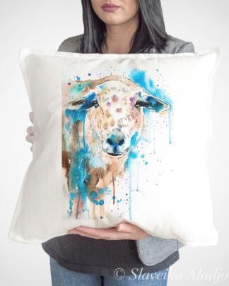 Sheep art Pillow case