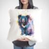 Sloth bear art Pillow case