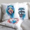 Spectacled Bear art Pillow case