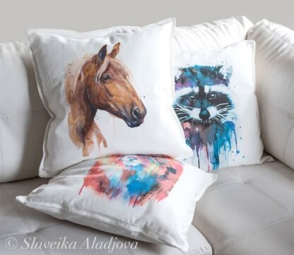 Suffolk Punch horse art Pillow case