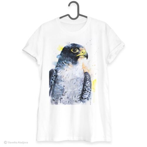 Peregrine Falcon art T-shirt