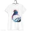 Pigeon art T-shirt