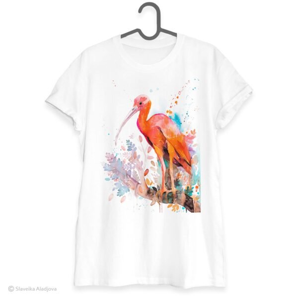 Scarlet Ibis art T-shirt