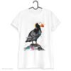 Tufted puffin art T-shirt