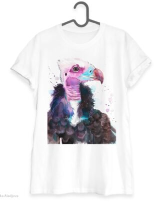 White-headed vulture art T-shirt