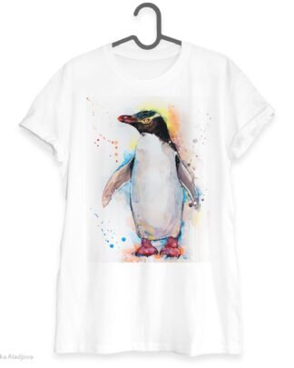 Yellow-eyed Penguin art T-shirt
