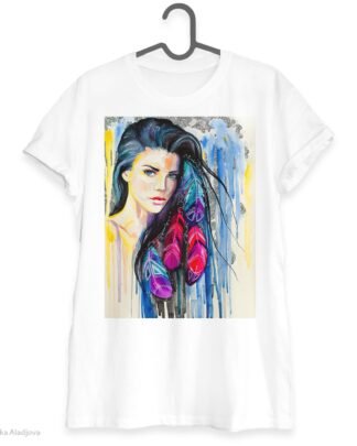 Girl portrait art T-shirt
