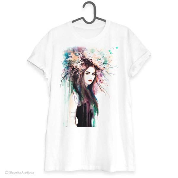 Spring girl art T-shirt