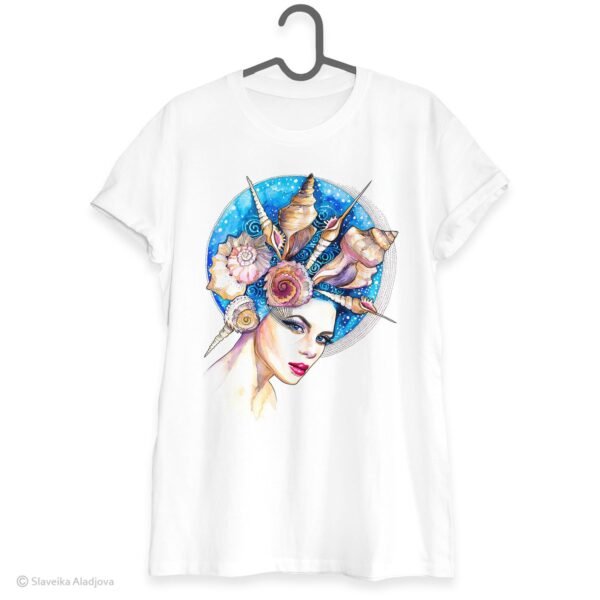 Sea girl art T-shirt