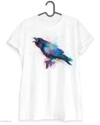 Raven art T-shirt