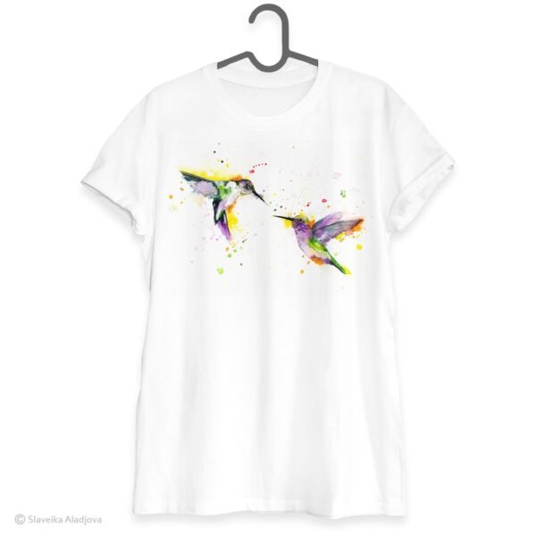 Hummingbirds art T-shirt