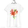 Lilium flower art T-shirt