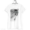 Black and white Puma art T-shirt