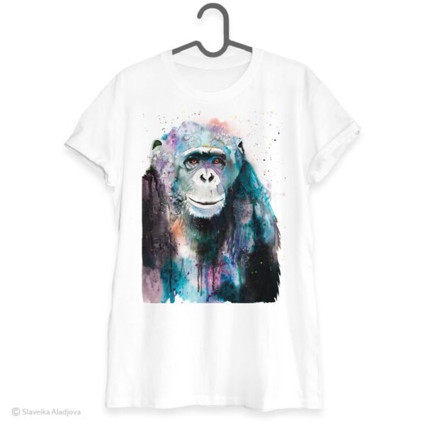 Chimp Chimpanzee art T-shirt