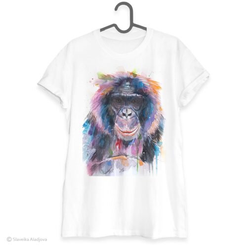 Bonobo art T-shirt