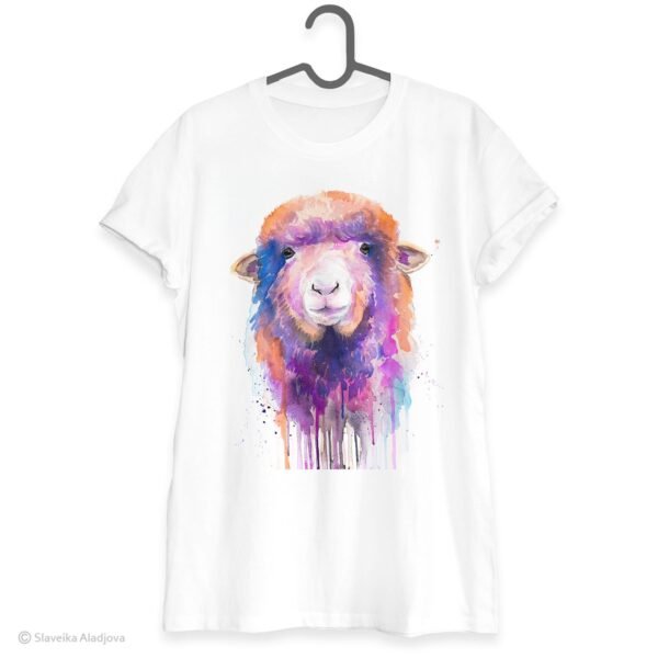 Colorful Sheep art T-shirt
