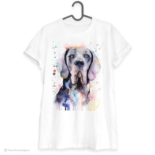 Blue Great Dane art T-shirt