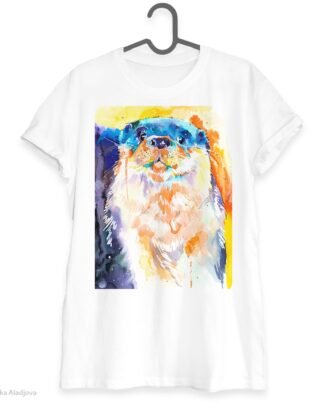 River Otter art T-shirt