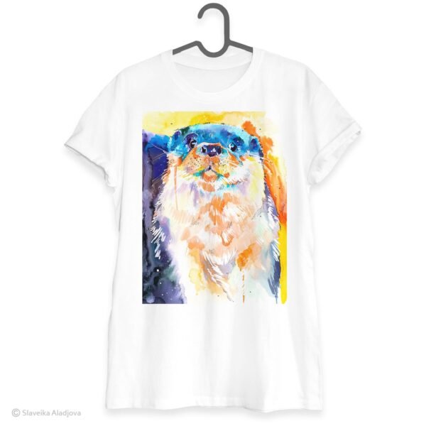 River Otter art T-shirt