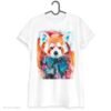 Red Panda art T-shirt