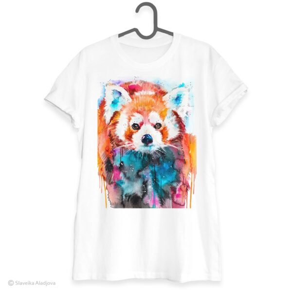 Red Panda art T-shirt