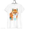 Red Fox art T-shirt