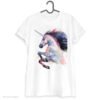 Pink Unicorn art T-shirt