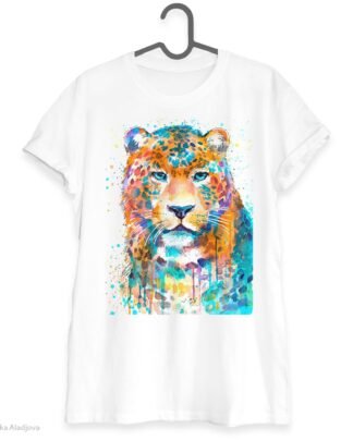 Panther Leopard art T-shirt