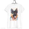 German Shepherd North art T-shirt