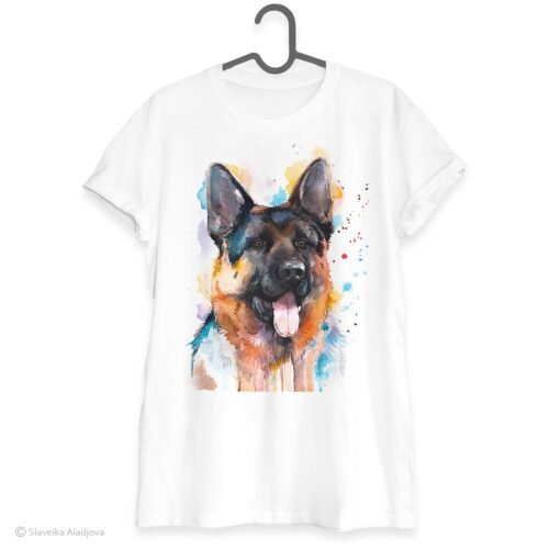 German Shepherd North art T-shirt