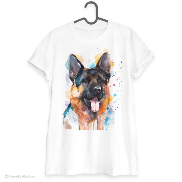 German Shepherd North art T-shirt