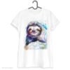 Three-toed sloth art T-shirt Three-toed sloth art T-shirt