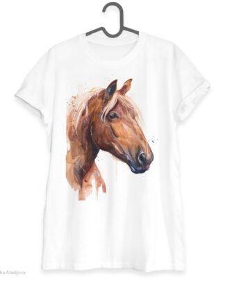Suffolk Punch horse art T-shirt