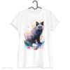 Silver fox art T-shirt