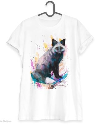 Silver fox art T-shirt