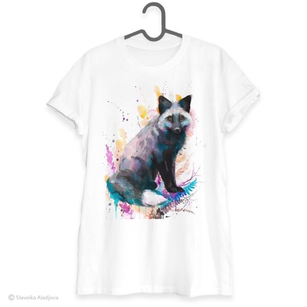 Silver fox art T-shirt