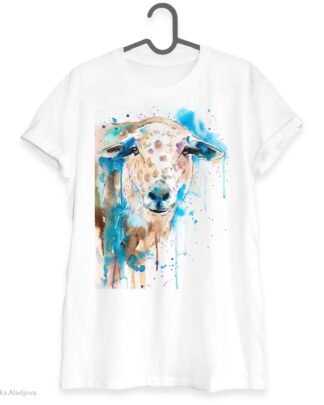 Sheep art T-shirt