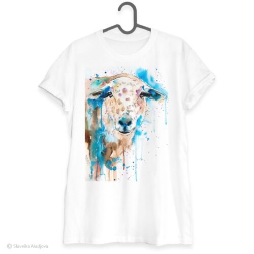 Sheep art T-shirt