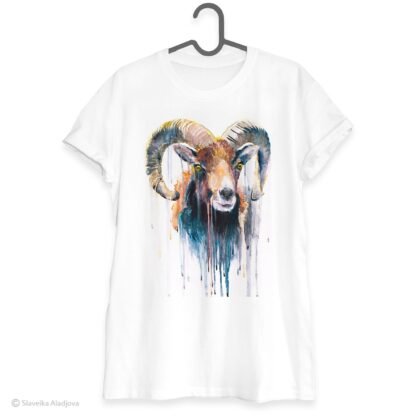 Mouflon art T-shirt
