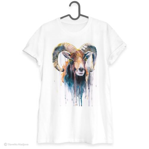 Mouflon art T-shirt
