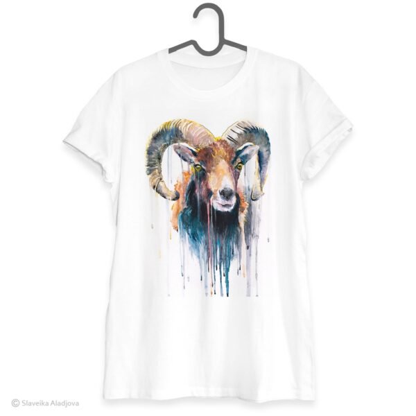 Mouflon art T-shirt