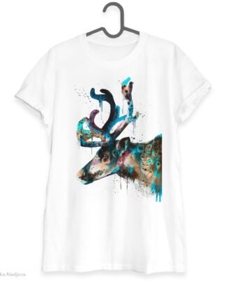 Reindeer art T-shirt