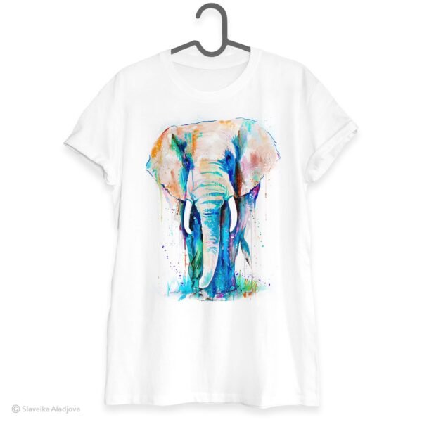African Elephant art T-shirt